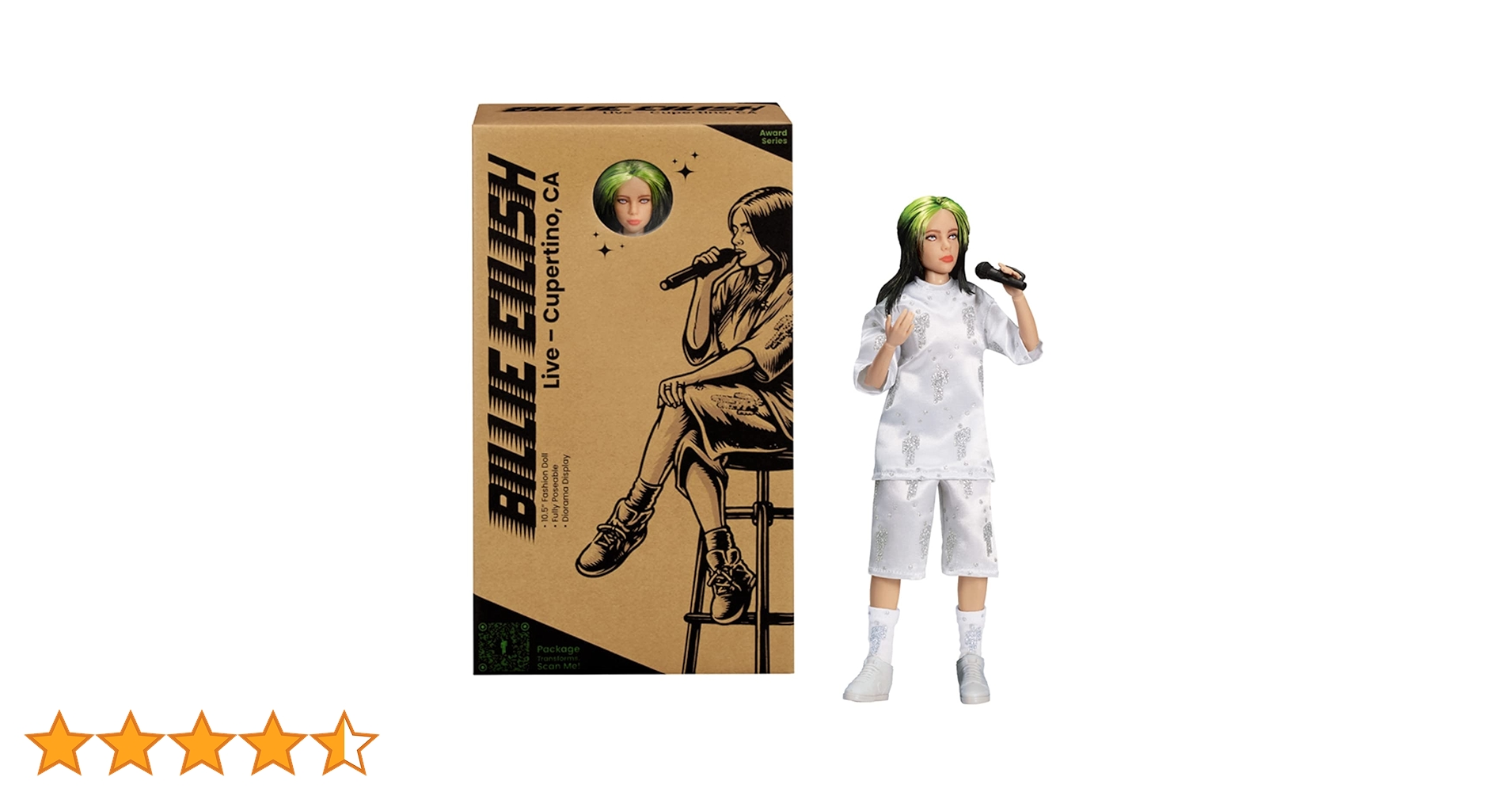Bandai - Billie Eilish - Billie Eilish Doll - Inspired